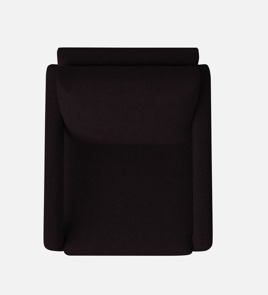 Olsen Fabric Arm Chair In Cara Brown Colour - Febonic Living