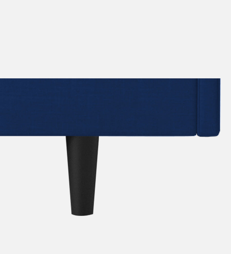 Basi Fabric Upholstered King Size Bed In Royal Blue Colour - Febonic Living