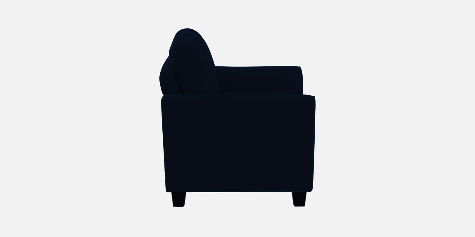 Daroo Velvet 3 Seater Sofa In Dark Blue Colour