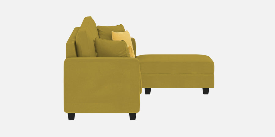 Nabi Fabric Rhs Sectional Sofa 3 Lounger In Parrot Green Colour - Febonic Living