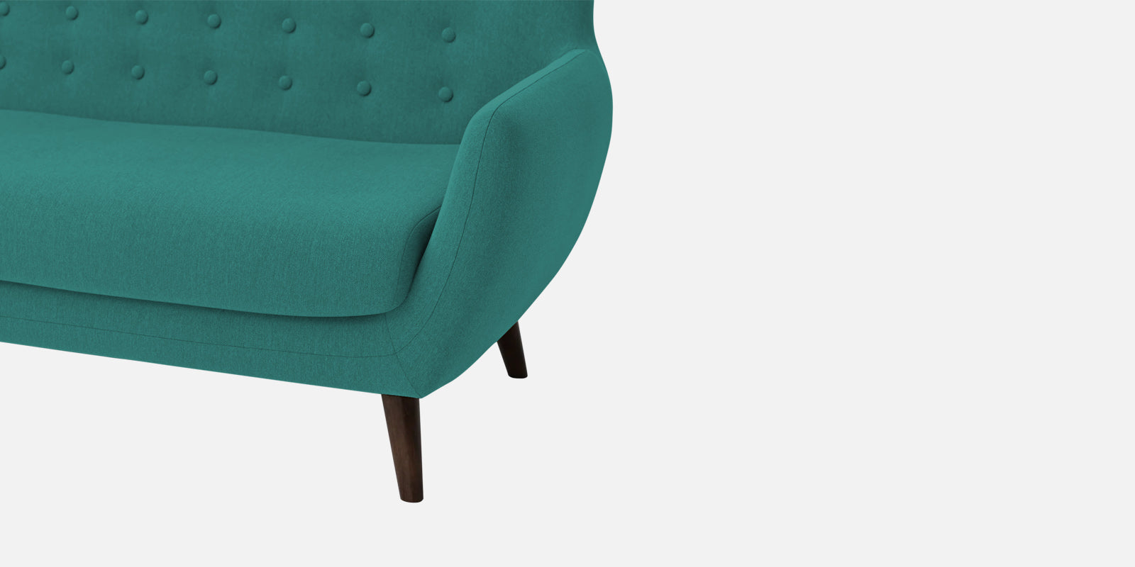 Goofy Fabric 2 Seater Sofa in Sea Green Colour