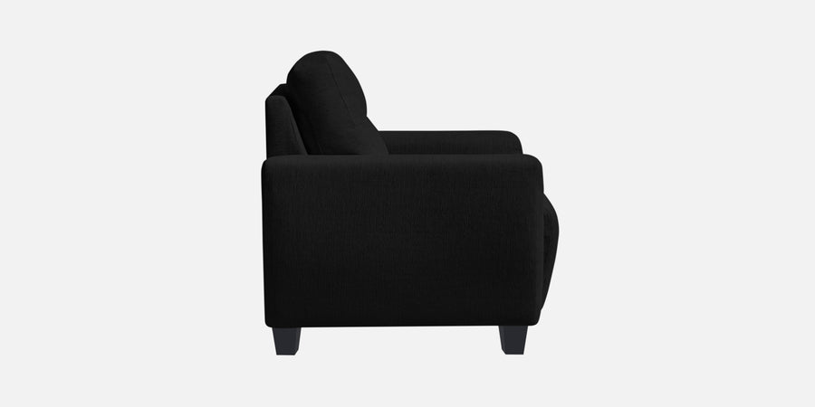 Bakadi Fabric 2 Seater Sofa In Zed Black Colour - Febonic Living