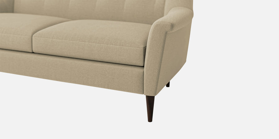 Homer Fabric 3 Seater Sofa In Honey Beige Colour - Febonic Living