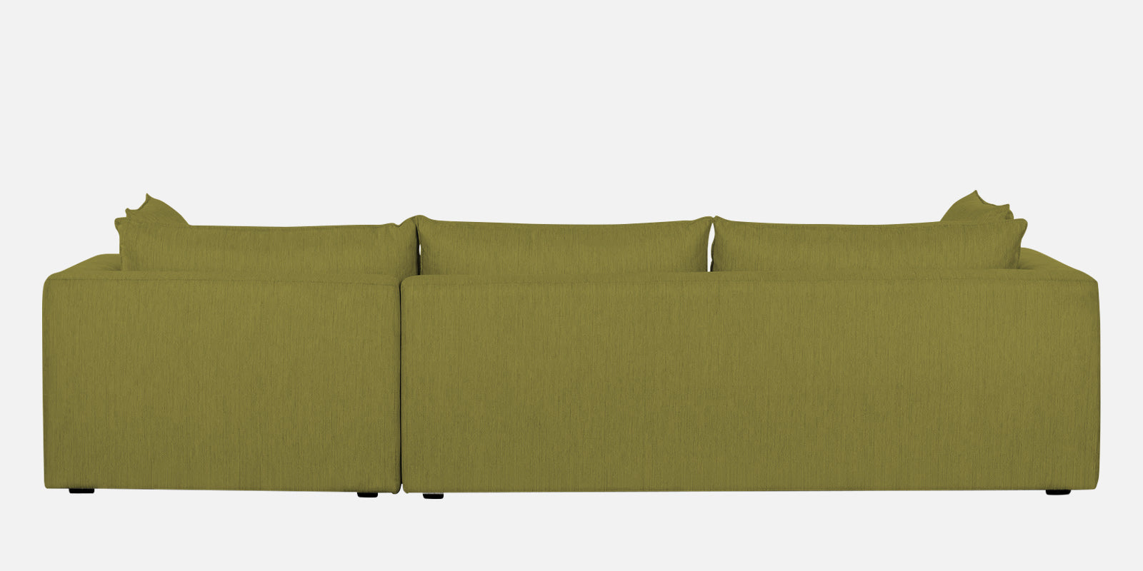 Ziggy Fabric RHS Sectional Sofa (3+Lounger) in Kelly Green Colour