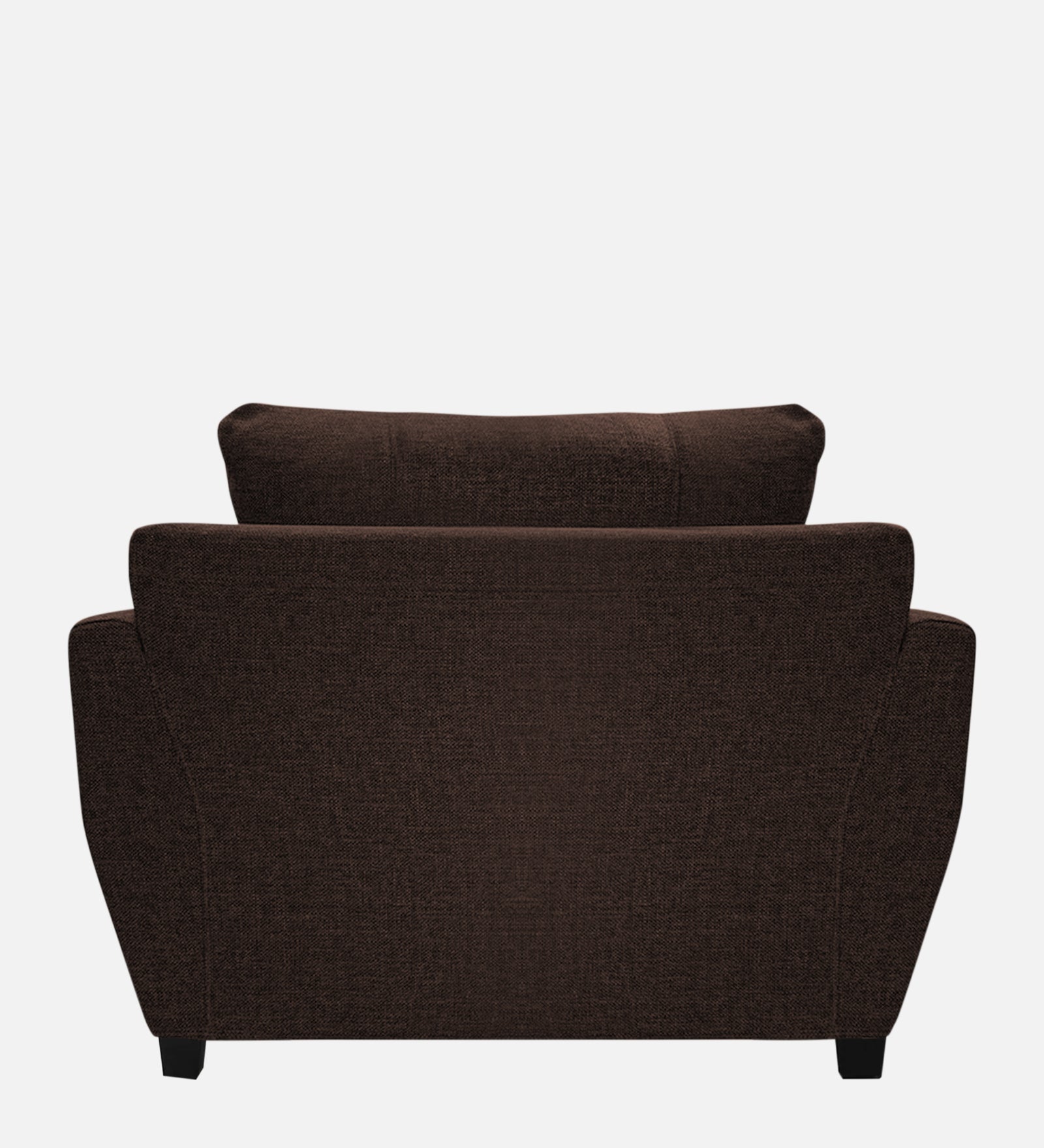 Mario Fabric 1 Seater Sofa in Coffee Brown Colour