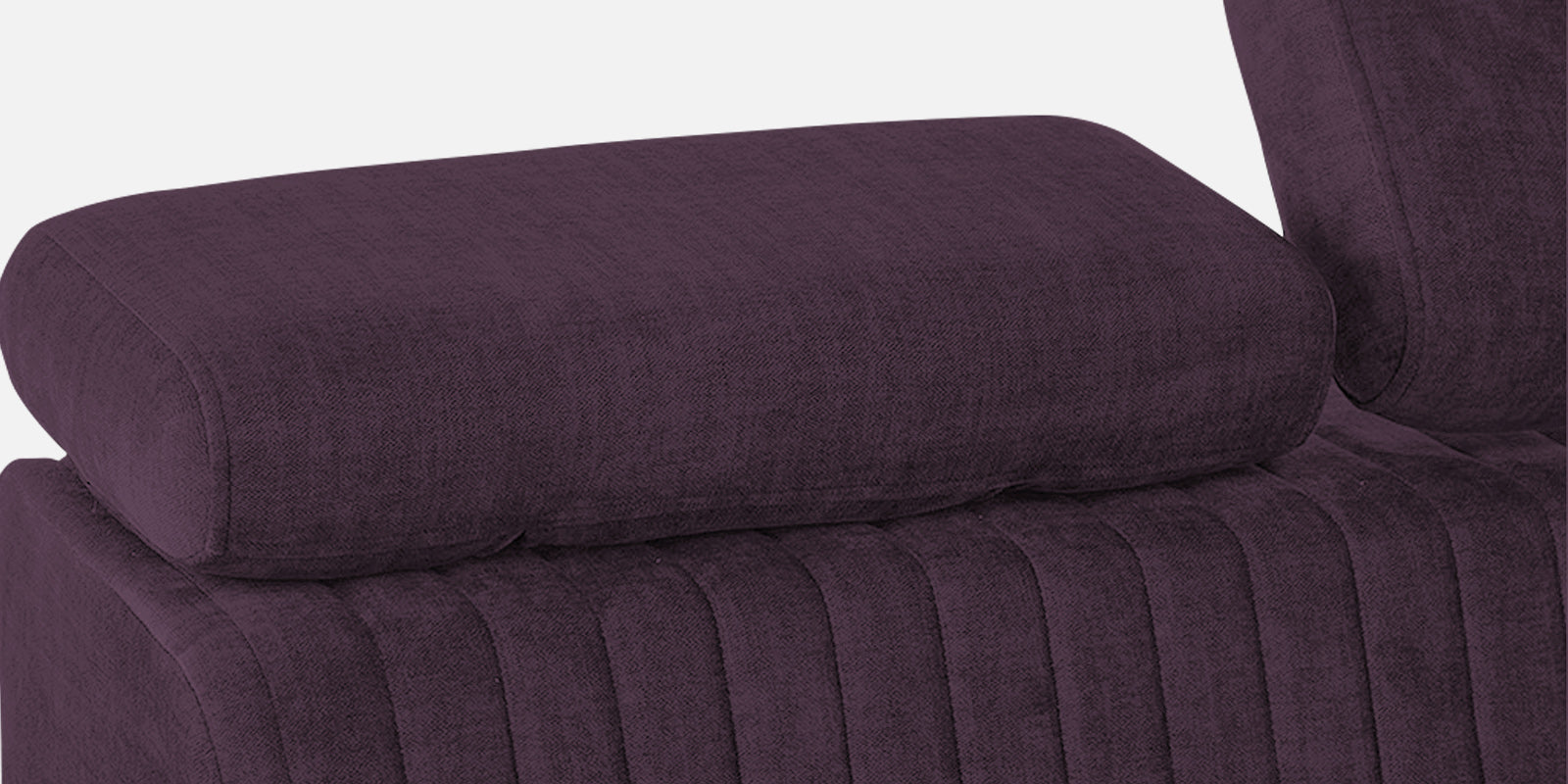 Draco Fabric 6 Seater Corner Sofa In Greek Purple Colour - Febonic Living