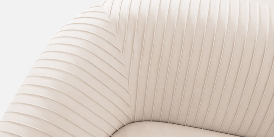 Yara Velvet Fabric 3 Seater Sofa In Camel Beige Colour - Febonic Living