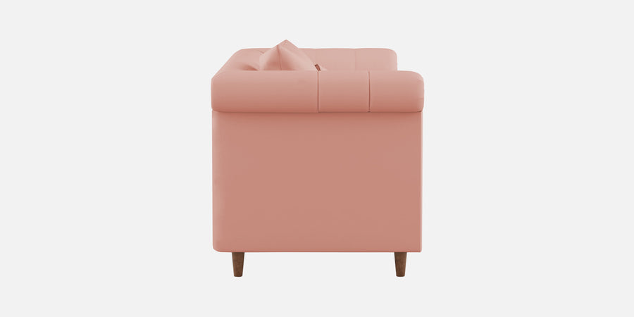 Rubi Velvet 3 Seater Sofa In Blush Pink Colour - Febonic Living