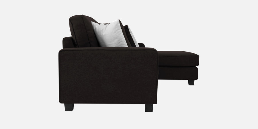 Ladybug Fabric Lhs Sectional Sofa 2 Lounger In Cara Brown Colour - Febonic Living