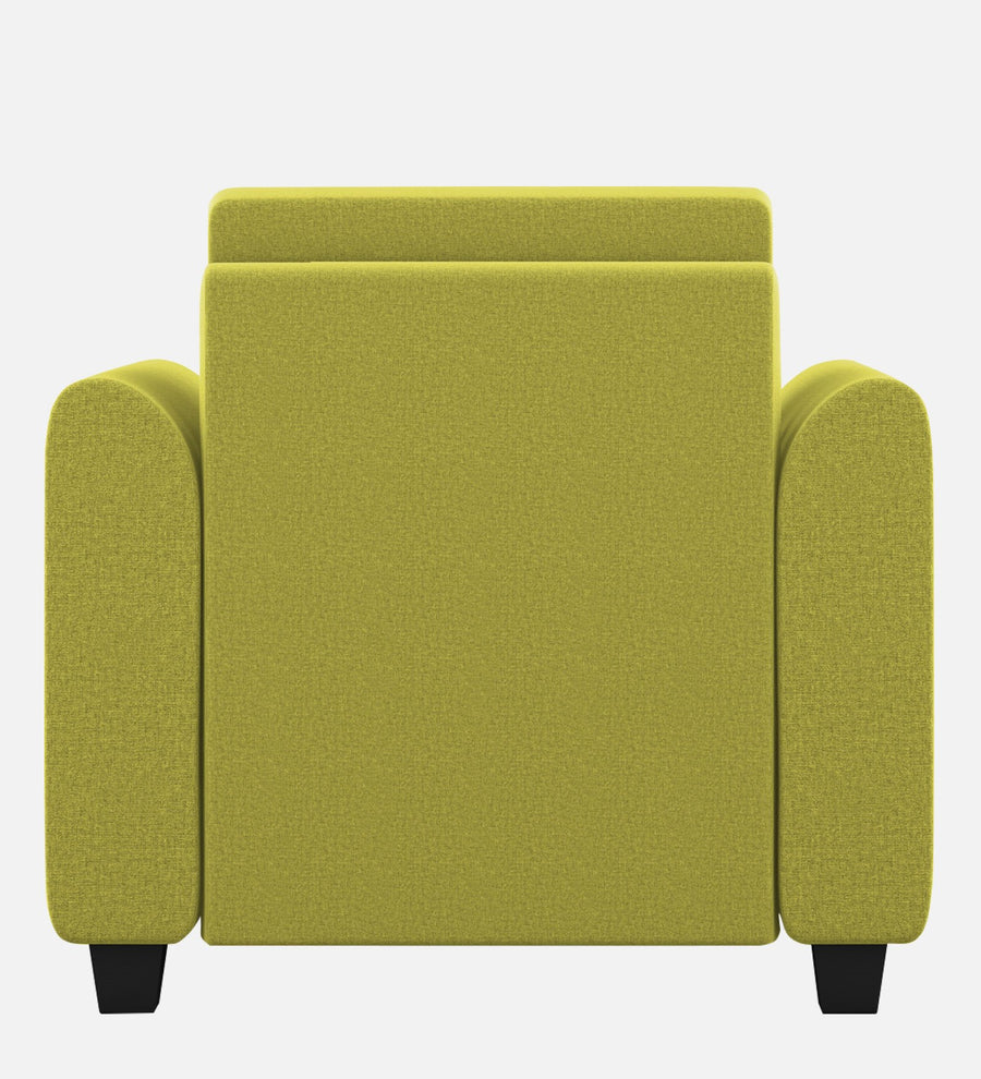 Cosmic Fabric 1 Seater Sofa In Parrot Green Colour - Febonic Living