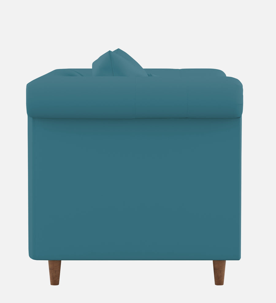 Rubi Velvet 1 Seater Sofa In Aqua Blue Colour - Febonic Living