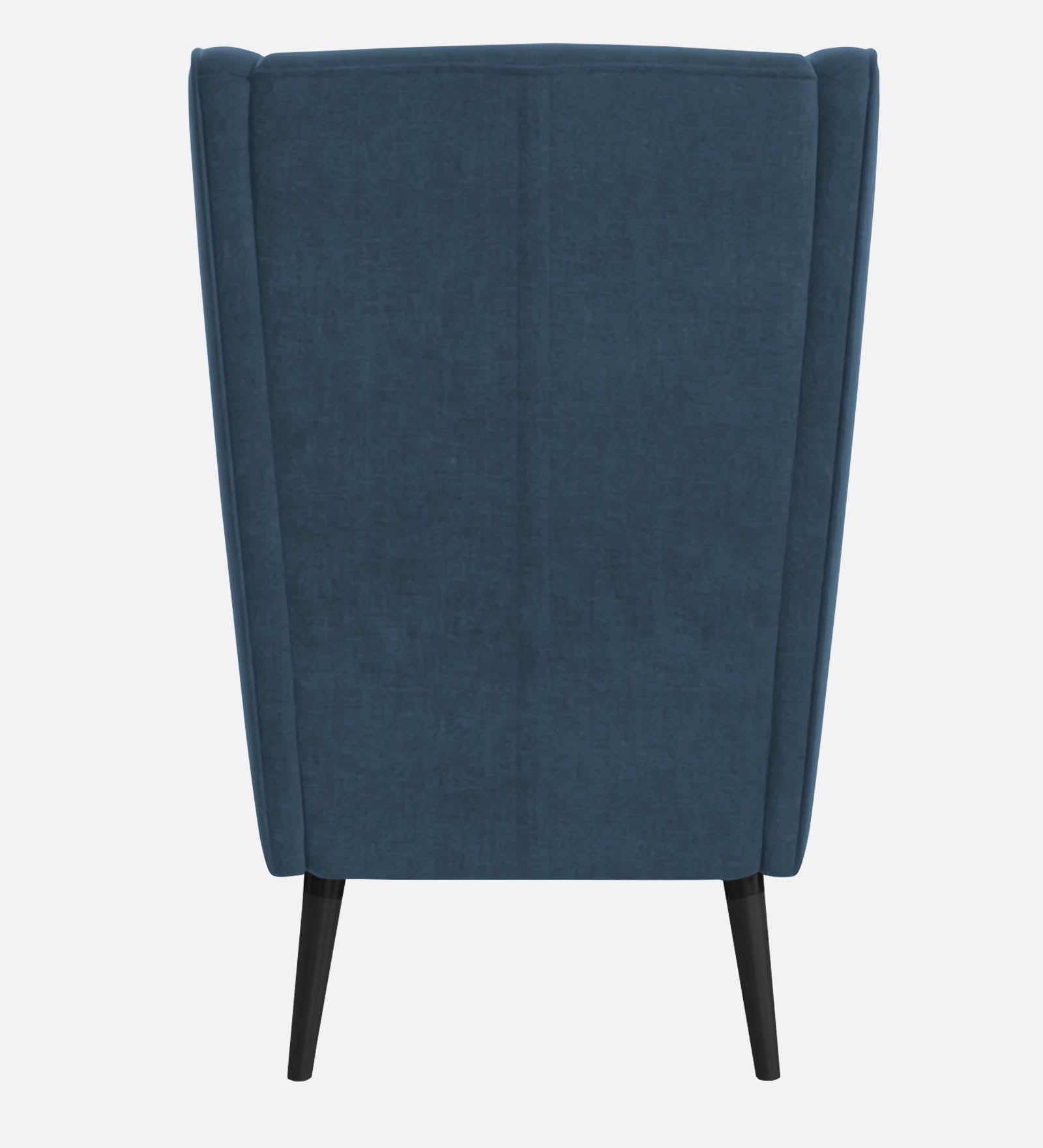 Niya Velvet Wing Chair in Oxford Blue Colour