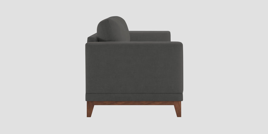 Esha Fabric 3 Seater Sofa In Stone Grey Colour - Febonic Living