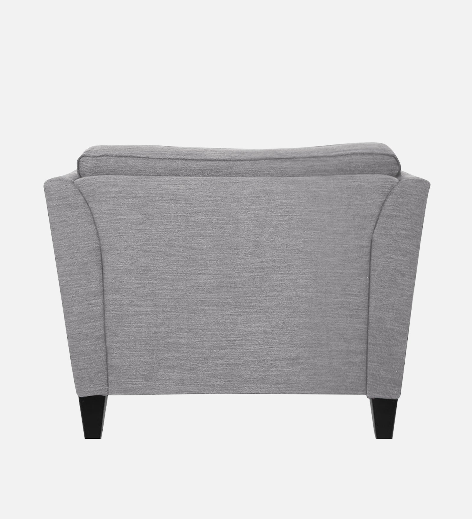 Nigar Fabric 1 Seater Sofa in Lit Grey Colour