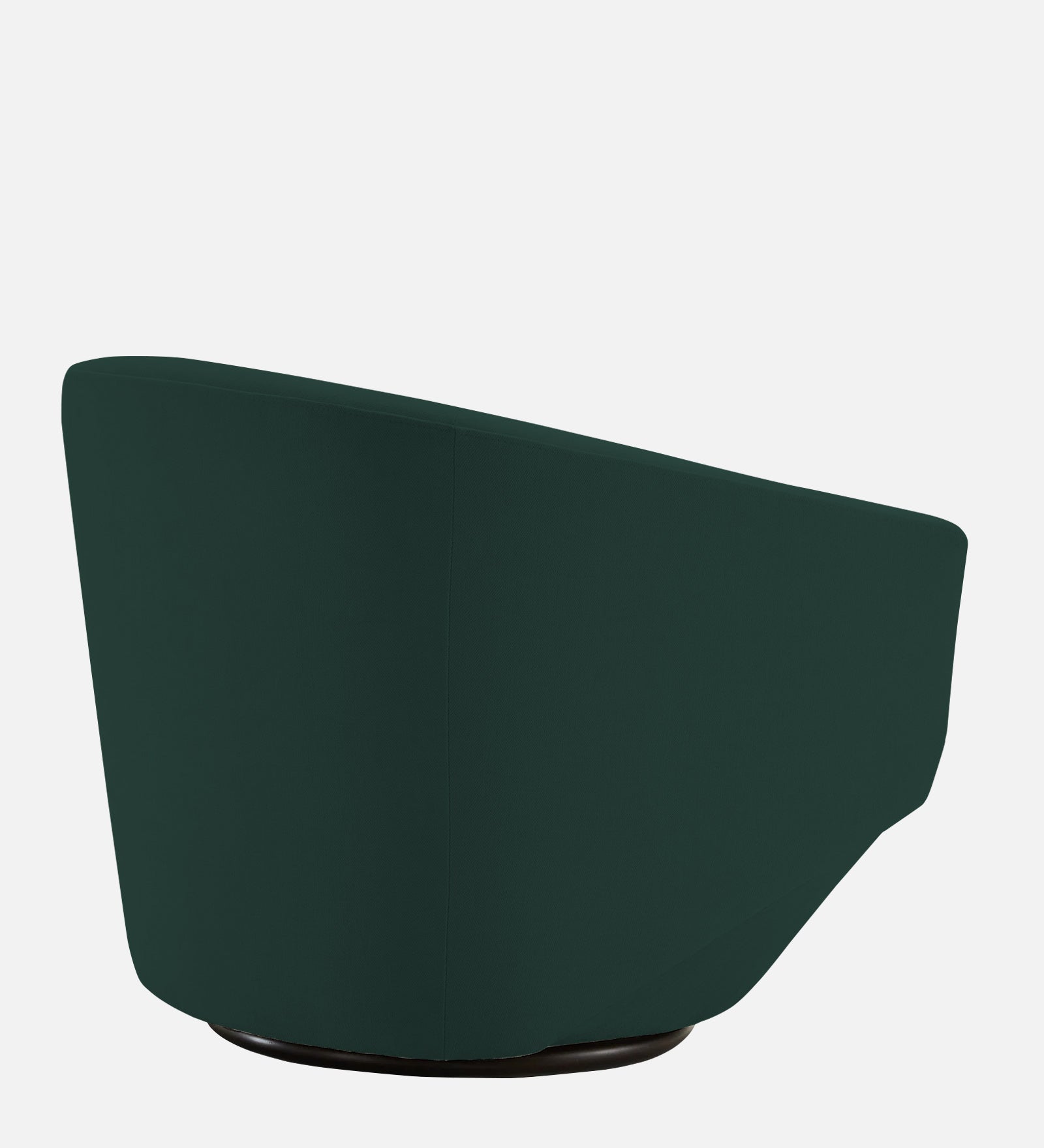 Haddie Velvet Swivel Chair in Forest Green Colour