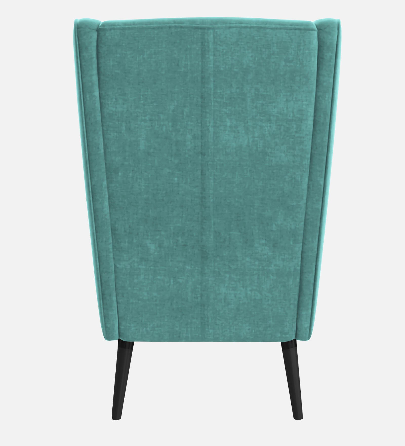 Niya Velvet Wing Chair in Barmunda Aqua Colour