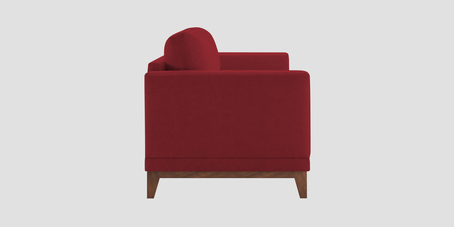Esha Fabric 2 Seater Sofa In Chilli Red Colour - Febonic Living