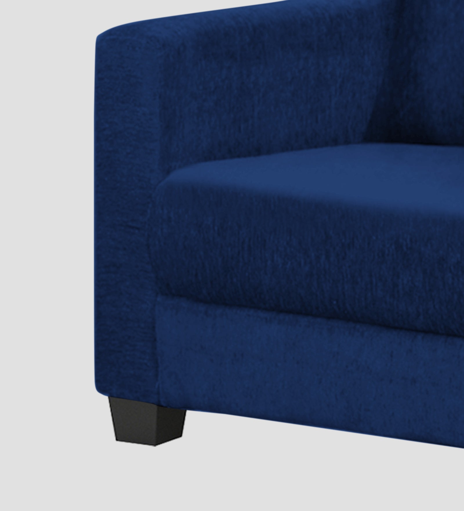Nebula Fabric 1 Seater Sofa In Royal Blue Colour - Febonic Living