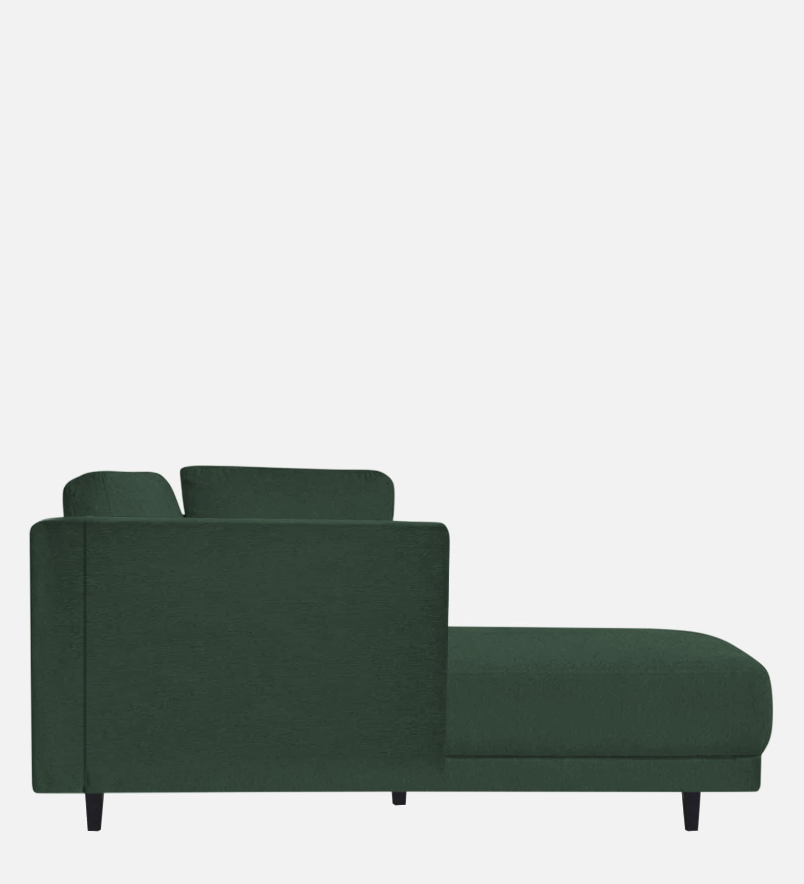 Jonze Velvet LHS Chaise Lounger in Amazon Green Colour