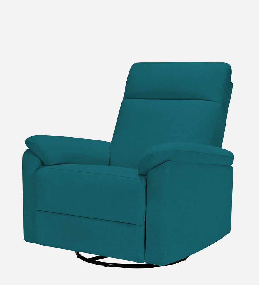 Mandy Fabric 1 Seater Motorized Recliner In Pine Green Colour - Febonic Living