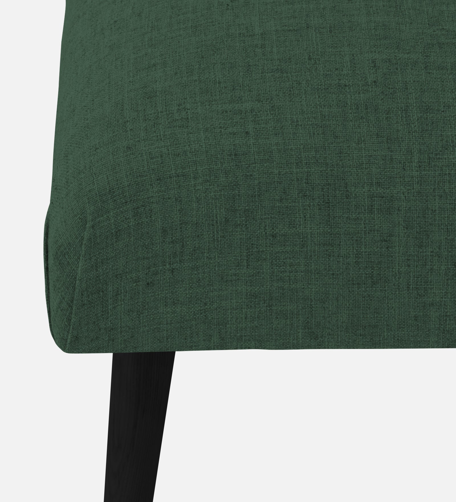 Adon Velvet Bench In Amazon Green Colour