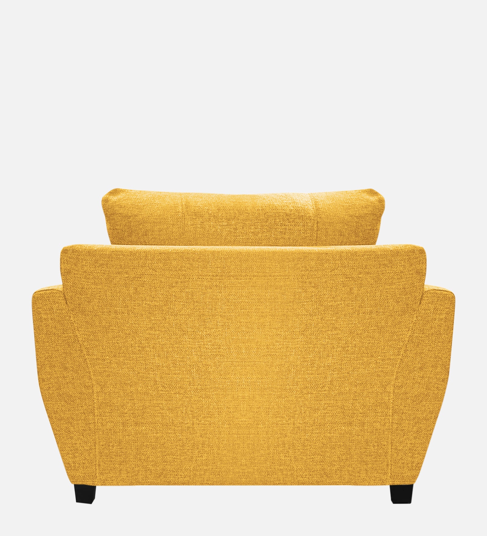 Mario Fabric 1 Seater Sofa in Bold Yellow Colour