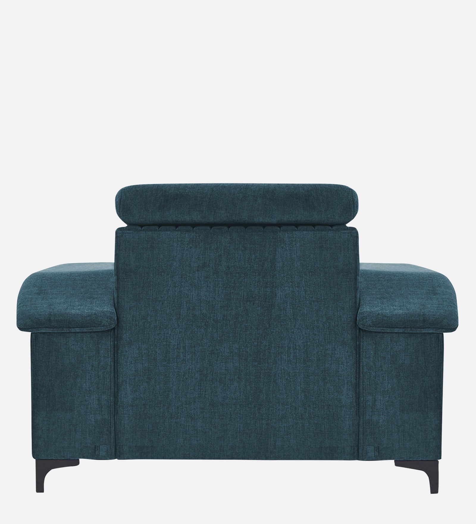 Draco Fabric 1 Seater Sofa in Harbour Blue Colour