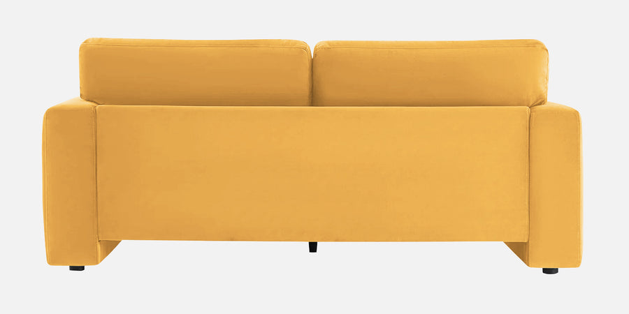 Kosta Velvet 2 Seater Sofa In Turmeric Yellow Colour - Febonic Living