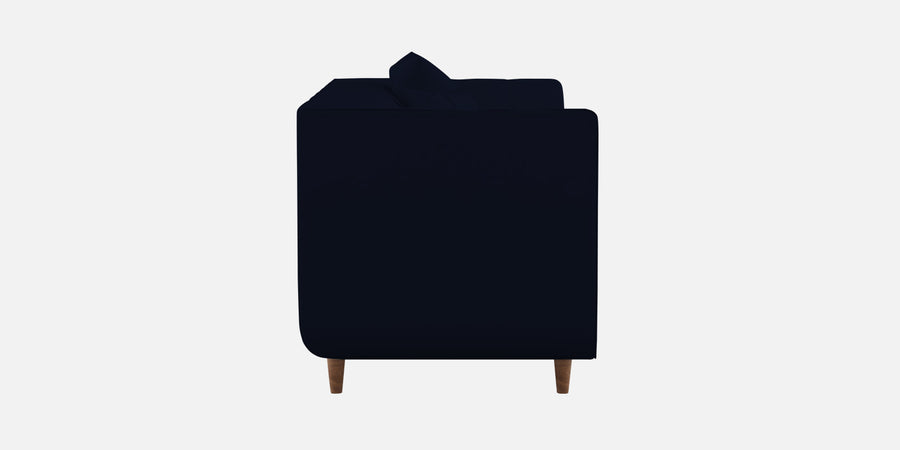 Sumo Velvet 3 Seater Sofa In Dark Blue Colour - Febonic Living