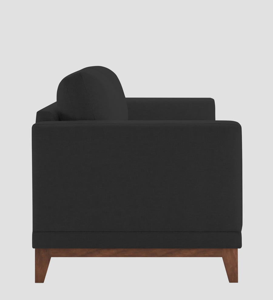 Esha Fabric 1 Seater Sofa In Bitter Black Colour - Febonic Living