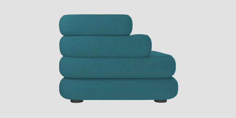Wener Fabric 2 Seater Sofa In Water Blue Colour - Febonic Living