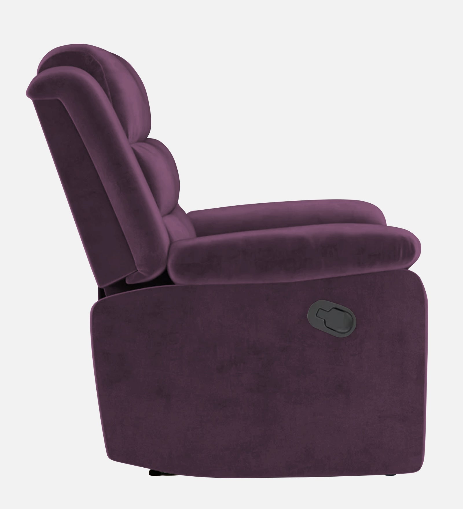 Erra Fabric Manual 1 Seater Recliner In Greek Purple Colour