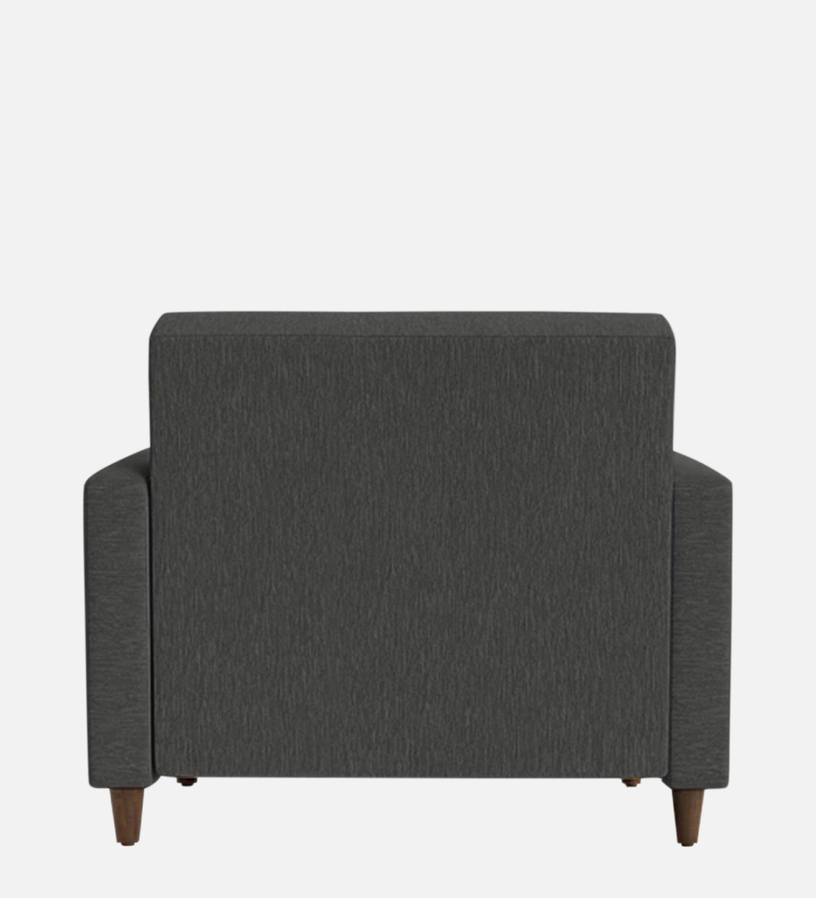 Timon Fabric 1 Seater Sofa in Charcoal Grey Colour