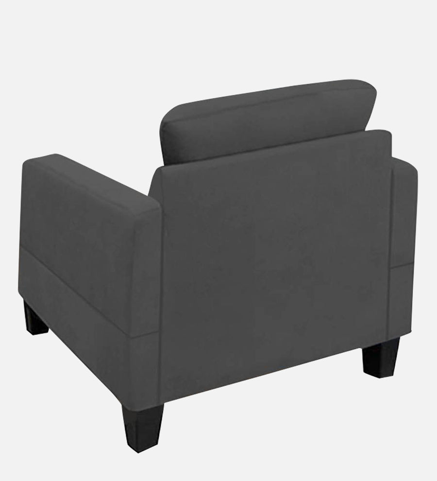 Thomas Fabric 1 Seater Sofa In Charcoal Grey Colour - Febonic Living