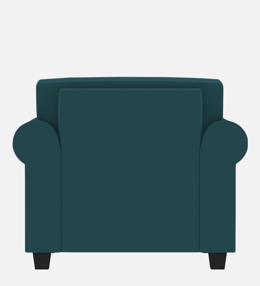 Numonk Velvet 1 Seater Sofa In Arabian Green Colour - Febonic Living