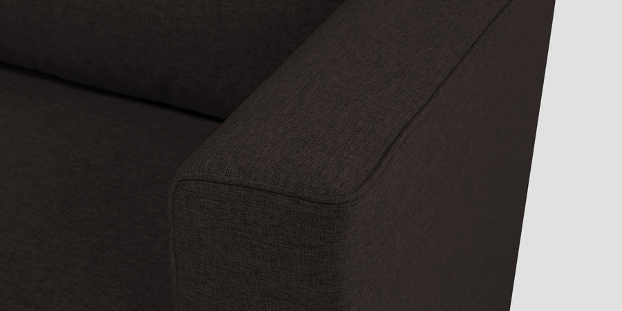 Kenia Fabric 2 Seater Foldable Sofa Cum Bed In Cara Brown Colour - Febonic Living