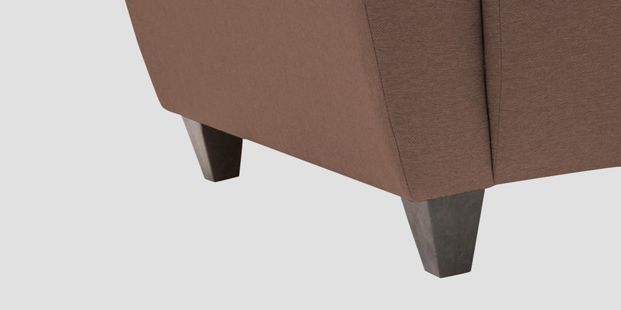 Honor Fabric 2 Seater Sofa In Latte Brown Colour - Febonic Living