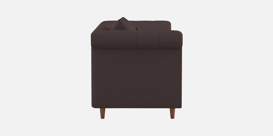 Rubi Velvet 3 Seater Sofa In Mocha Brown Colour - Febonic Living