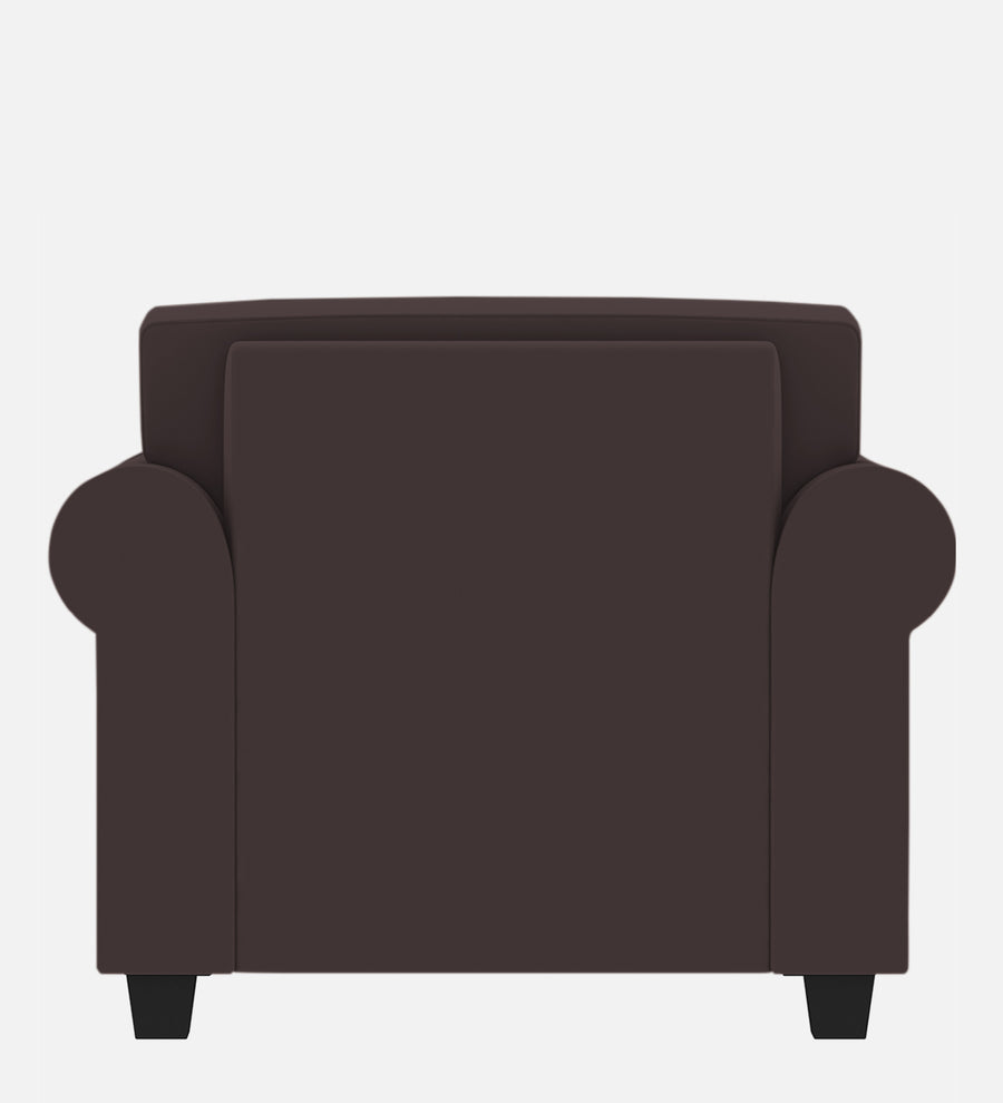 Numonk Velvet 1 Seater Sofa In Mocha Brown Colour - Febonic Living