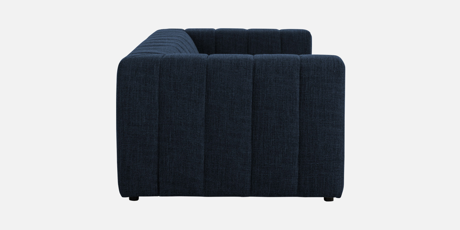 Lara Fabric 3 Seater Sofa in Denim Blue Colour