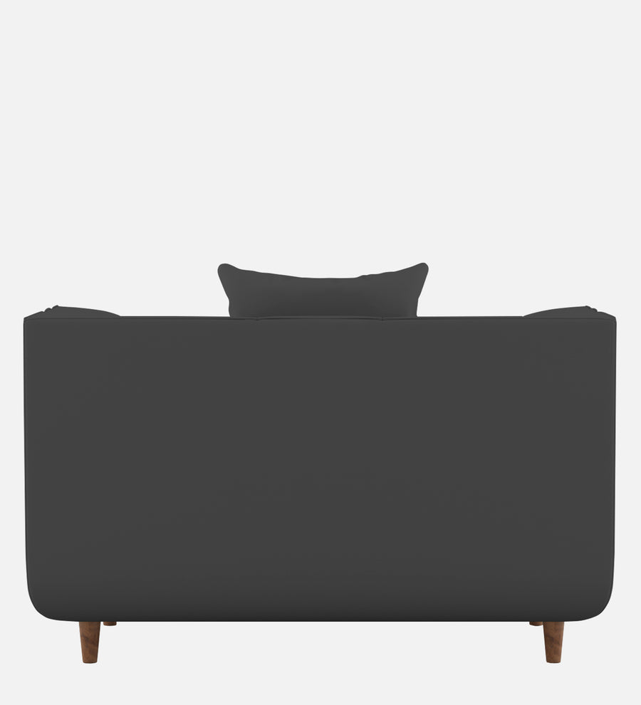 Sumo Velvet 1 Seater Sofa In Davy Grey Colour - Febonic Living