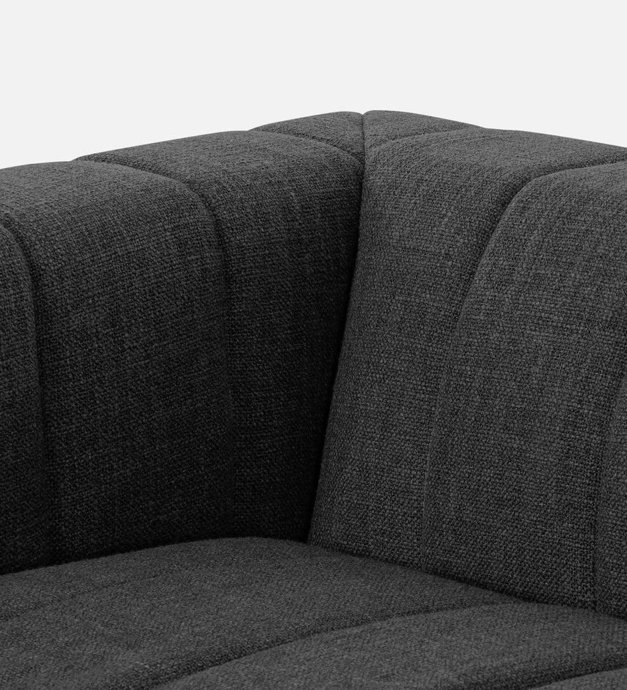 Lara Fabric 1 Seater Sofa In Charcoal Grey Colour - Febonic Living
