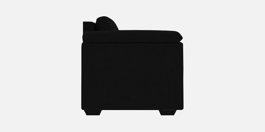 Andres Fabric 3 Seater Sofa In Heather Black Colour - Febonic Living