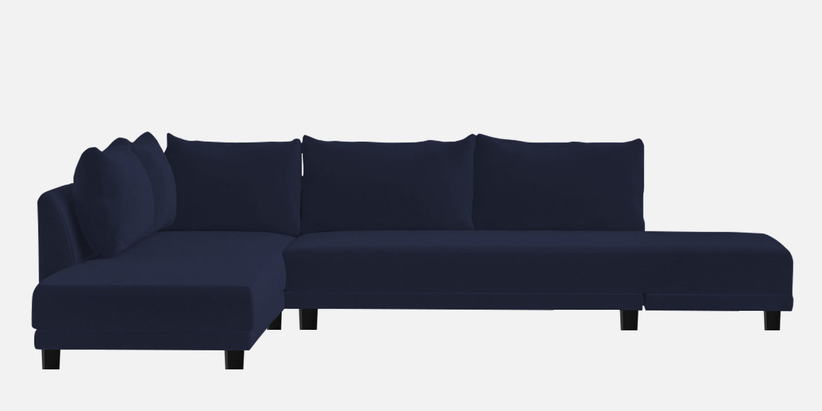 Ira Fabric RHS 6 Seater Sofa Cum Bed In Royal Blue Colour