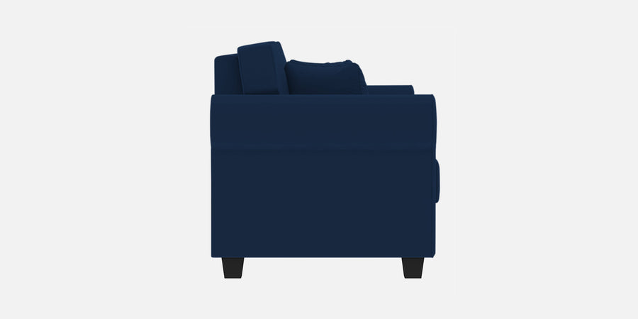 Numonk Velvet 3 Seater Sofa In Imperial Blue Colour - Febonic Living