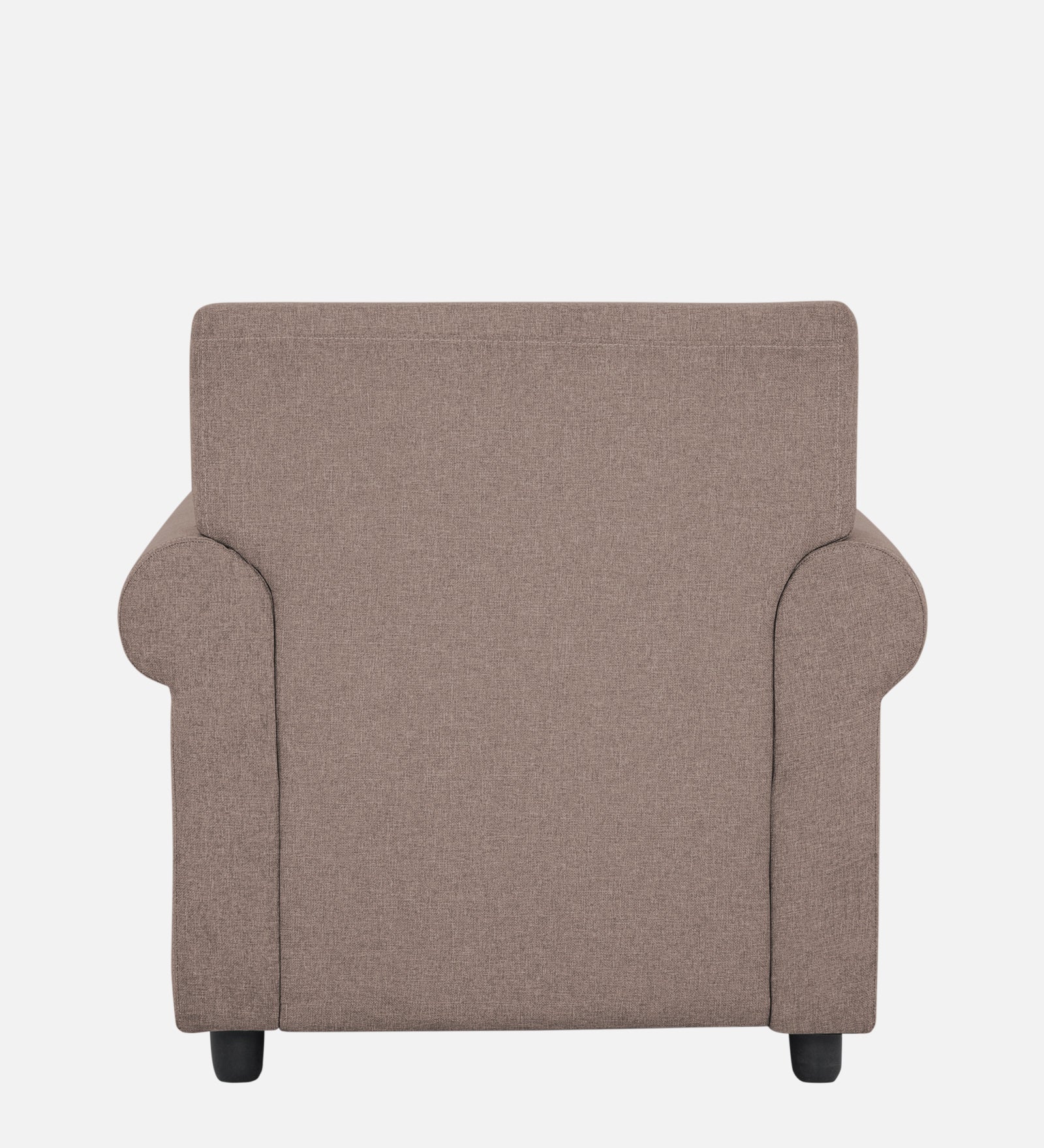 Ribby Fabric 1 Seater Sofa in Kadhi Beige Colour