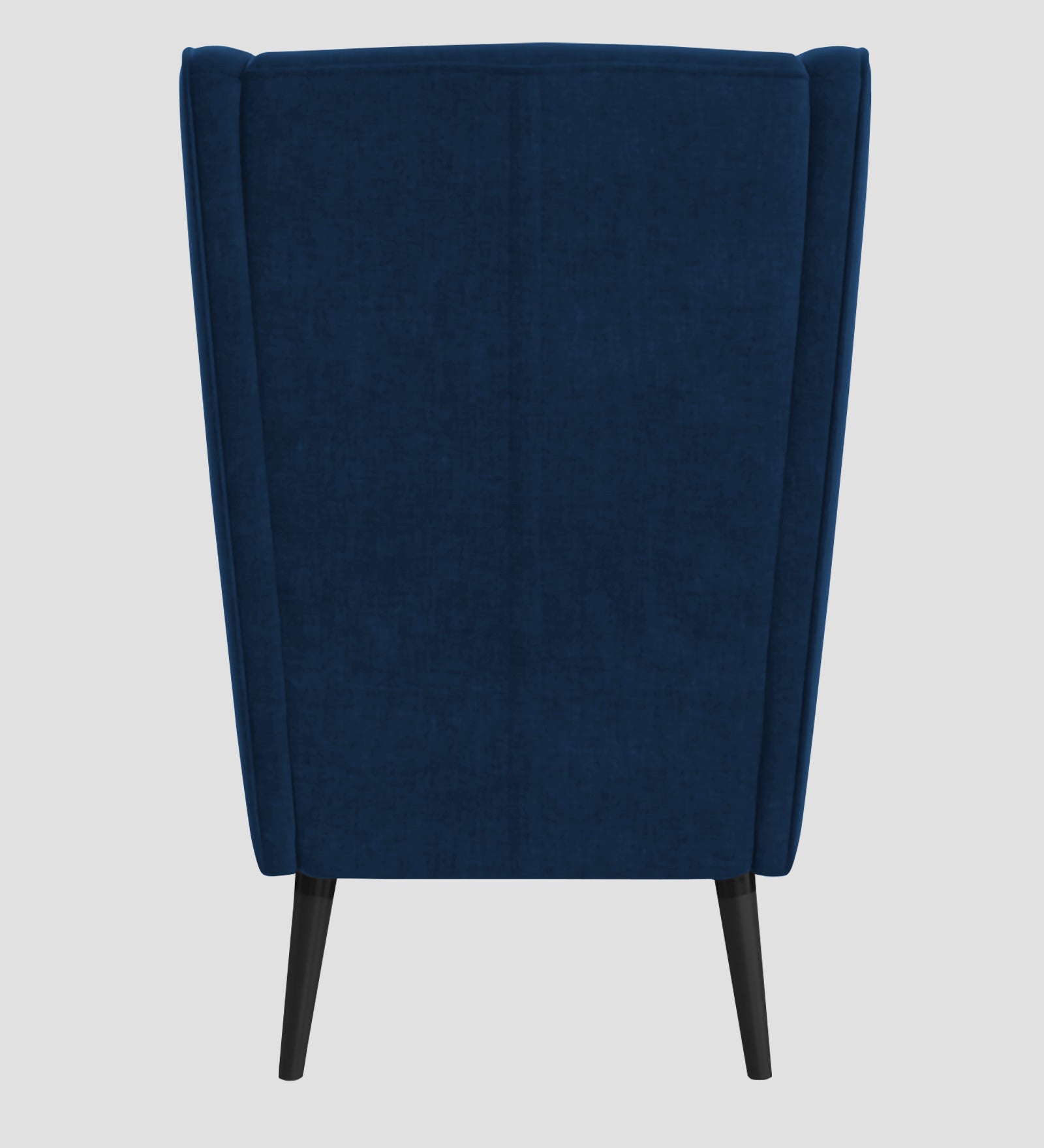 Niya Velvet 1 Seater Wing Chair in Imperial Blue Colour