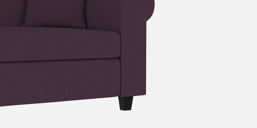 Derado Fabric 2 Seater Sofa In Greek Purple Colour - Febonic Living