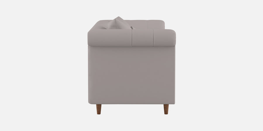Rubi Velvet 3 Seater Sofa In Pearl Grey Colour - Febonic Living