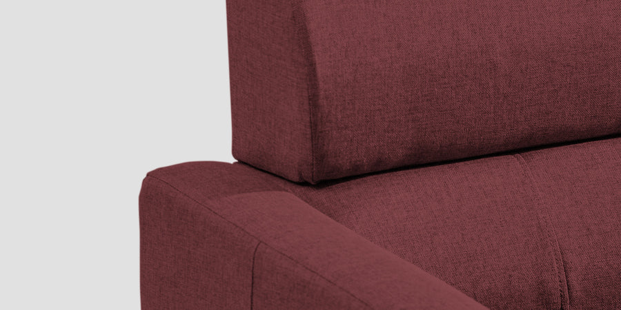 Devo Fabric 2 Seater Sofa In Blaze Red Colour - Febonic Living